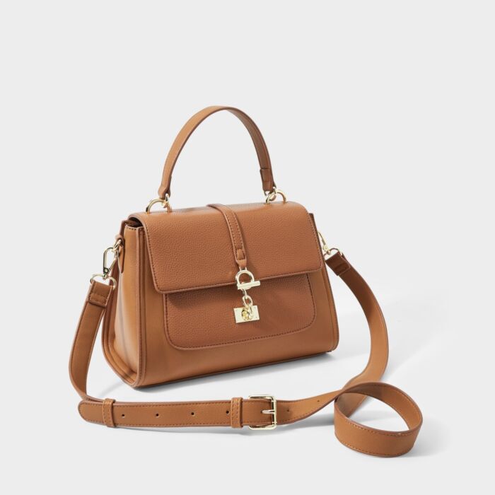 Katie Loxton - Naomi Top Handle Bag - Cognac
